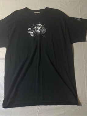 Industry Supply Co Y2K Pinup Biker Tee